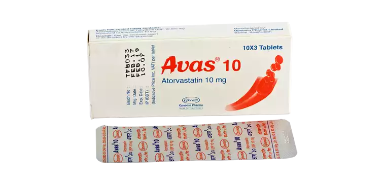Avas 10mg Tablet