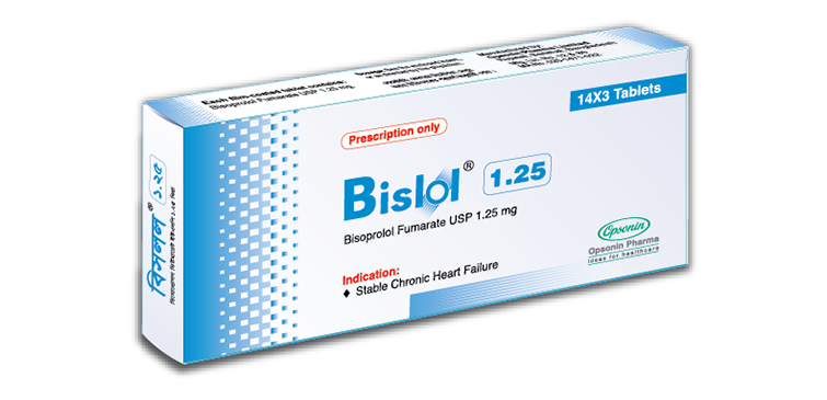 Bislol 1.25 (3 x 14 pcs) 1.25mg