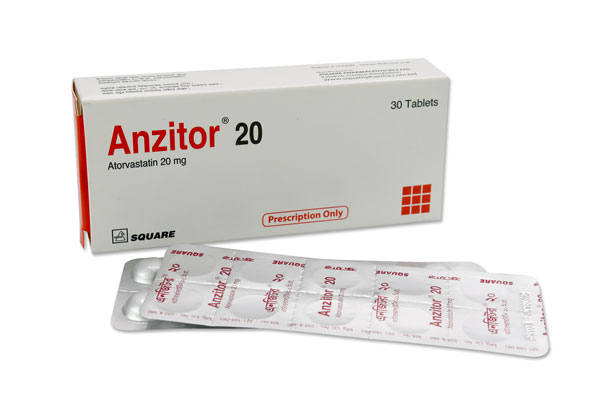 Anzitor 20mg Tablet